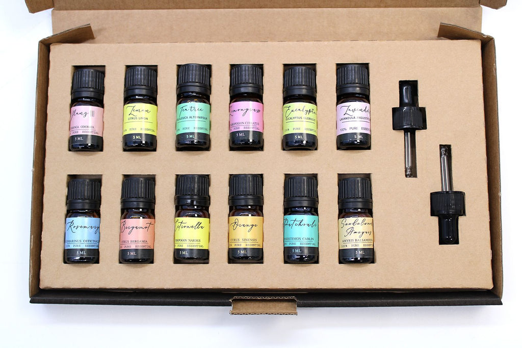 Conjunto de Óleos Essenciais para Aromaterapia - Os 12 Melhores